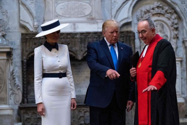 FOTOS: El recibimiento de la reina Isabel II a Donald Trump en Reino Unido