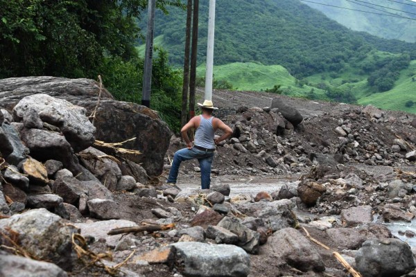 Los desastres provocados por tormenta tropical Nate en Honduras