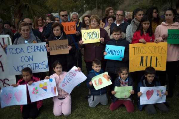 España conectada por rescate de Julen; esta es la búsqueda en 10 fotos