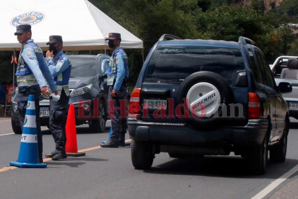 Intensos operativos en la capital durante el Feriado Morazánico 2021 (FOTOS)