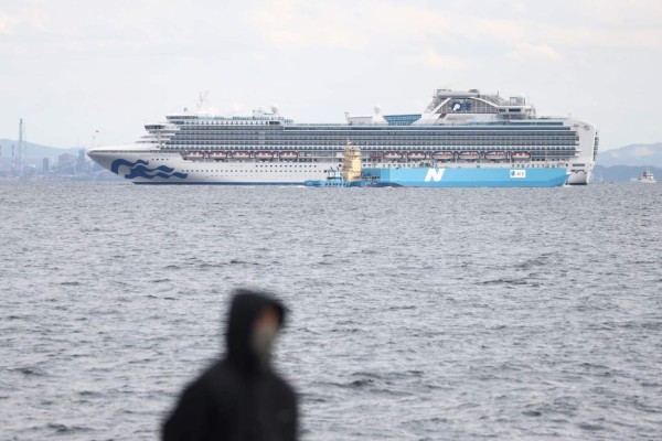 FOTOS: Así es el crucero donde descubrieron a diez personas con coronavirus en Japón