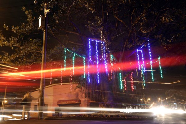 Se encienden las luces de la Navidad en la capital de Honduras