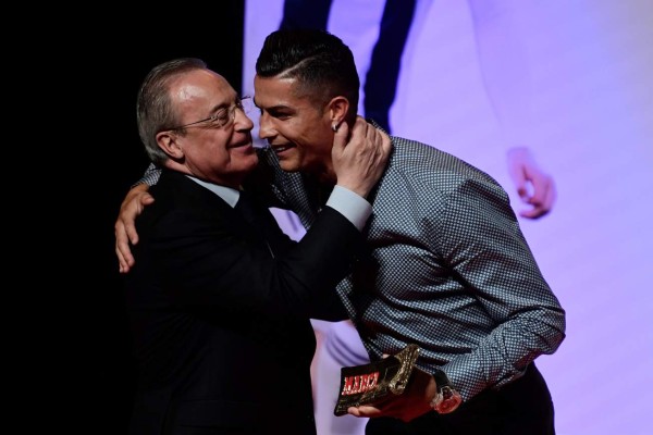 FOTOS: Así fue el reencuentro entre Cristiano Ronaldo y Florentino Pérez en Madrid