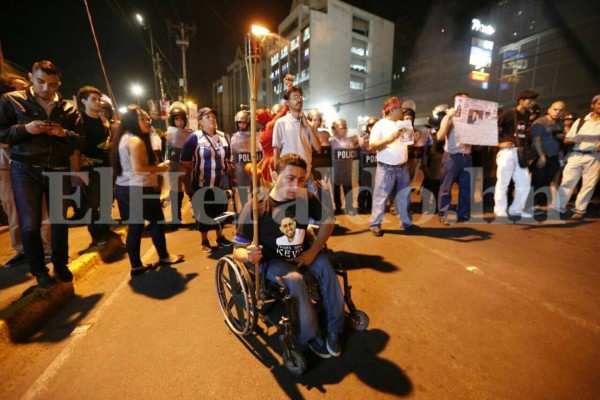 Segunda marcha nacional en Honduras en apoyo a Kevin Solórzano