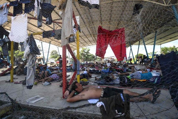 México: Así viven los hondureños de la caravana migrante a la espera de retomar el camino hacia Estados Unidos