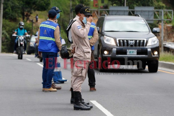 Intensos operativos en la capital durante el Feriado Morazánico 2021 (FOTOS)