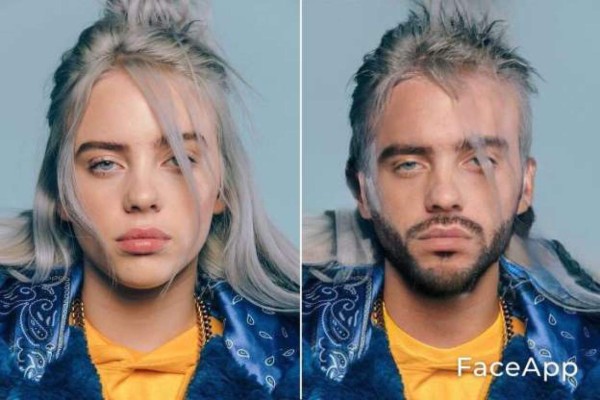 FOTOS: Así lucen los famosos al 'cambiar de sexo' con FaceApp