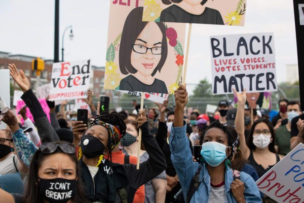 'Hartos de que nos maten': marchan en Atlanta contra el racismo en EEUU (FOTOS)  