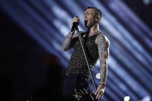 Las fotos del espectáculo de Maroon 5 en el medio tiempo del Super Bowl 53