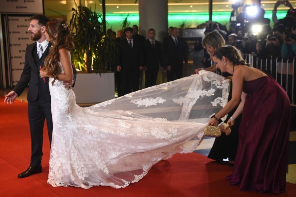 Boda Messi y Antonella: La gran entrada de los novios