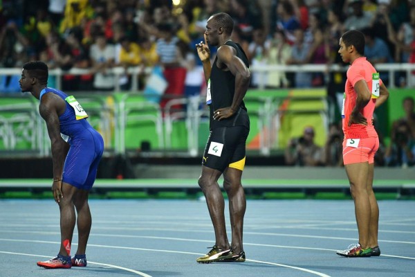 Imágenes de Usain Bolt en su última competencia en los Juegos Olímpicos de Rio 2016