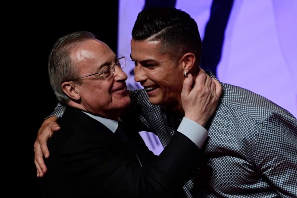 FOTOS: Así fue el reencuentro entre Cristiano Ronaldo y Florentino Pérez en Madrid