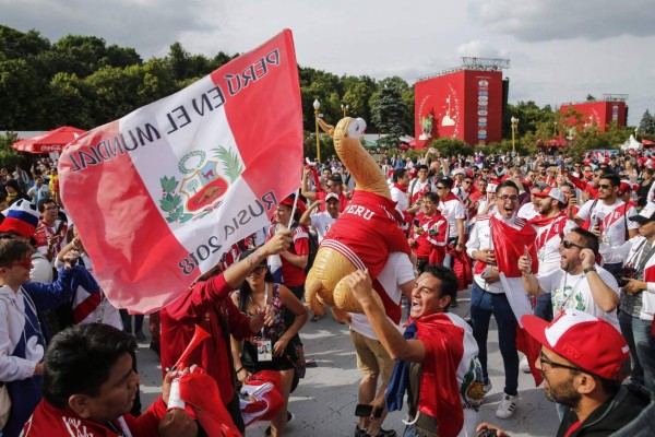 El ambiente futbolero que se vive en Moscú durante el primer día del Mundial Rusia 2018