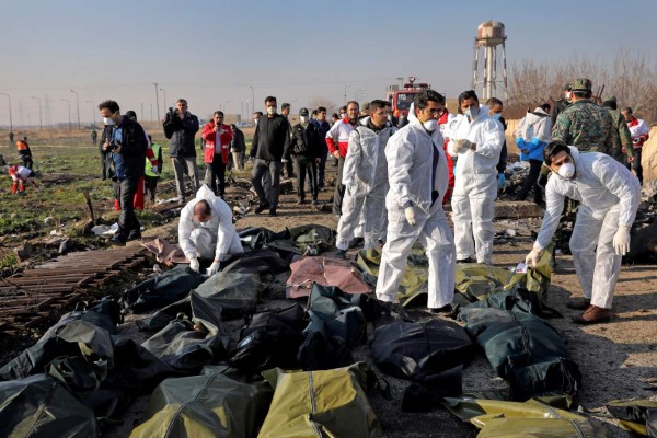 FOTOS: La pista del disparo accidental de misil en el siniestro aéreo en Irán