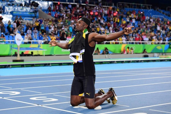 Imágenes de Usain Bolt en su última competencia en los Juegos Olímpicos de Rio 2016