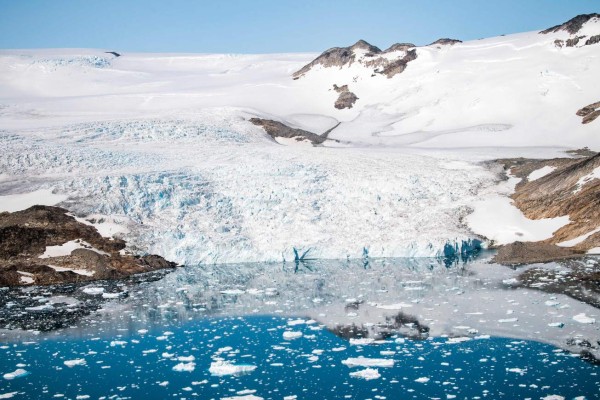 Las fotos que muestran el derretimiento de glaciares y hielo marino