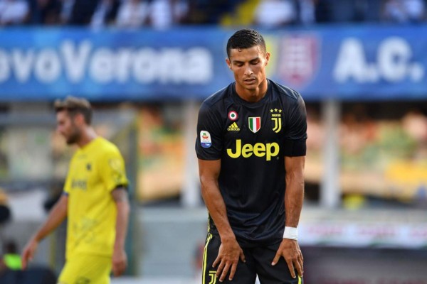 Así fue el debut de Cristiano Ronaldo en el duelo Juventus-Chievo