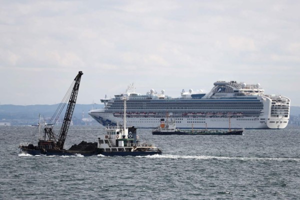 FOTOS: Así es el crucero donde descubrieron a diez personas con coronavirus en Japón