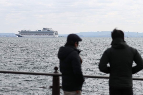 FOTOS: Así es el crucero donde descubrieron a diez personas con coronavirus en Japón