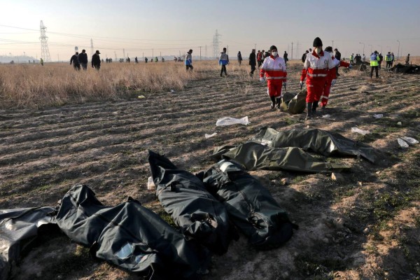 FOTOS: La pista del disparo accidental de misil en el siniestro aéreo en Irán