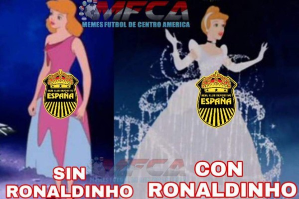 ¡Imperdibles! Redes sociales ríen con los memes sobre Ronaldinho en Honduras