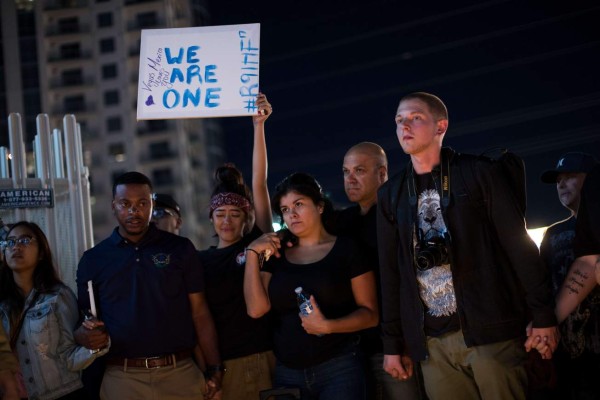 FOTOS: Un homenaje a las víctimas de Las Vegas