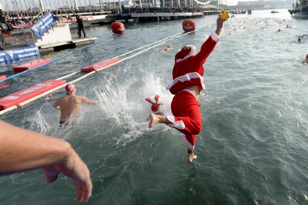 Fotos curiosas que dejó Navidad alrededor del mundo