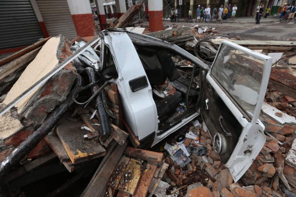 Las impactantes imágenes del terremoto en Ecuador