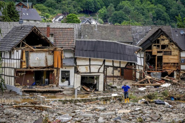 Casas destruidas, inundaciones y muertos: los estragos del temporal que golpea a Europa