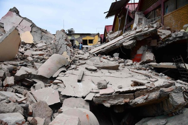 Imágenes de los estragos que provocó el terremoto en México; van 58 muertos