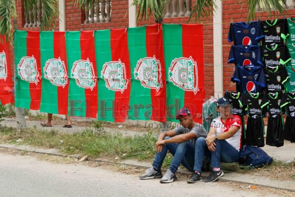 Así está el ambiente previo al duelo de semifinal entre Marathón y Motagua