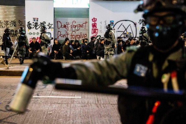 FOTOS: Hong Kong entra en 2020 con masivas y tensas manifestaciones   