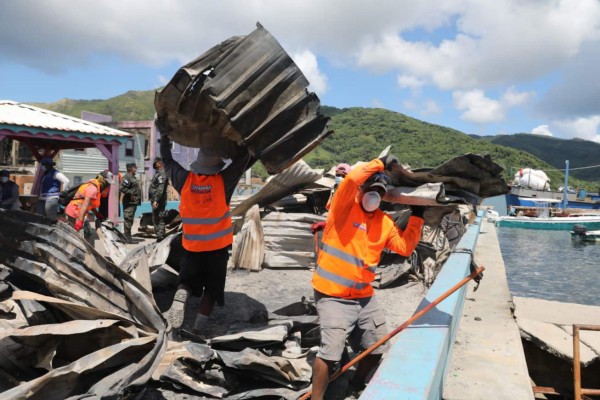 A cinco días de la tragedia en Guanaja: ¿Cómo avanzan los trabajos de limpieza?