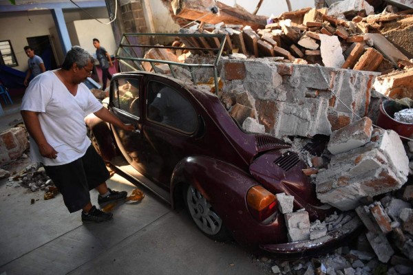 Las imágenes no vistas del terremoto de 8.2 en México