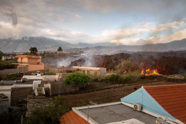 Imágenes desoladoras de la erupción del volcán de La Palma, España