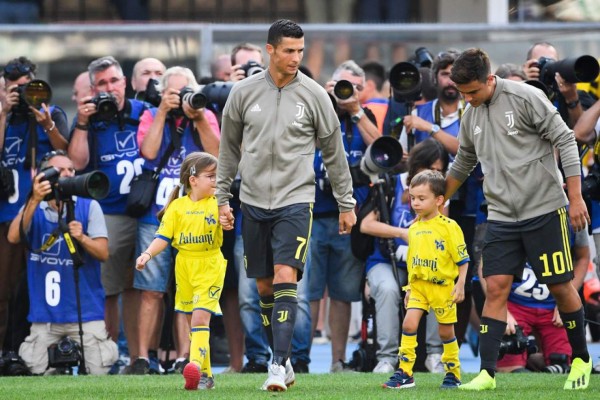 Así fue el debut de Cristiano Ronaldo en el duelo Juventus-Chievo