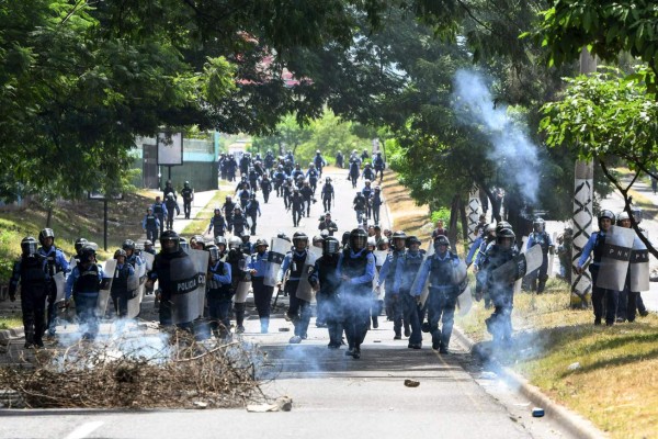 Las imágenes más impactantes de las violentas protestas en Honduras