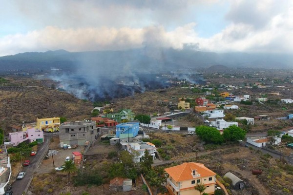 Imágenes desoladoras de la erupción del volcán de La Palma, España