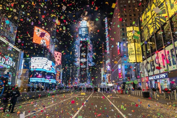 Las mejores fotos de los festejos del Año Nuevo en todo el mundo