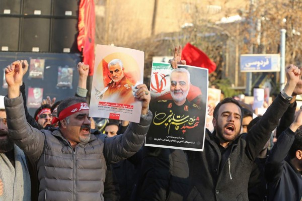 FOTOS: Masivas protestas en Irán, en medio del conflicto con Estados Unidos