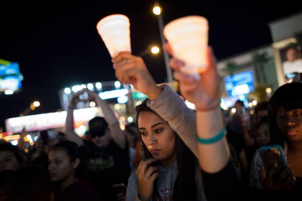 FOTOS: Un homenaje a las víctimas de Las Vegas