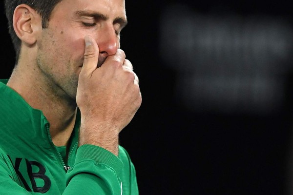 EN FOTOS: Así rompió en llanto Novak Djokovic al recordar a Kobe Bryant