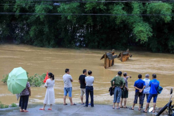 Muerte y destrucción: impactantes fotos de las inundaciones en China