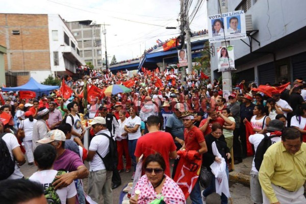 FOTOS: Así fue la marcha de la Oposición en la capital de Honduras