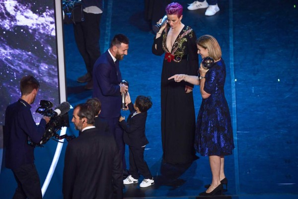 El sensual vestido de la polémica Rapinoe en la gala The Best