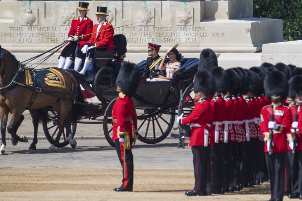 La segunda aparición pública de Meghan Markle en imágenes