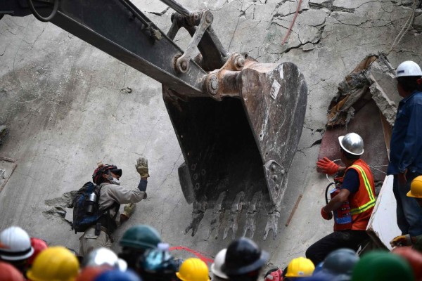 Las imágenes que no vio tras el terremoto de 7.1 en México