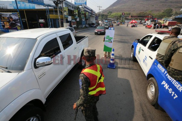 Tegucigalpa queda vacía en el inicio de Semana Santa 2019