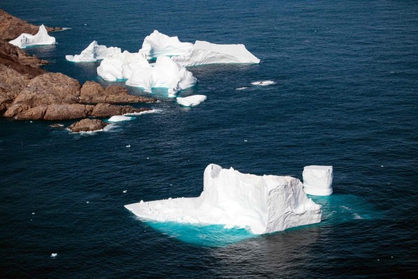 Las fotos que muestran el derretimiento de glaciares y hielo marino