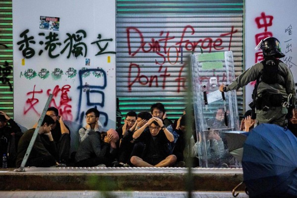 FOTOS: Hong Kong entra en 2020 con masivas y tensas manifestaciones   